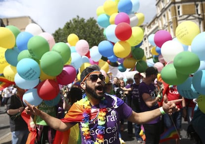 Desfile del Orgullo en Londres, el 25 de junio de 2016.