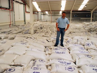 Pablo Yuste, director del centro log&iacute;stico del Programa Mundial de Alimentos en Las Palmas. 