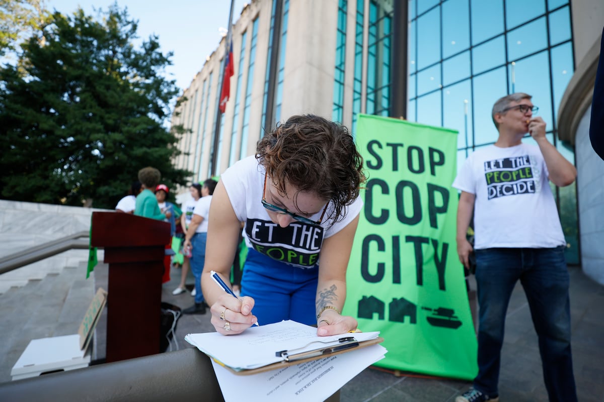 ‘Stop Cop City’ petition campaign in limbo as Atlanta officials refuse ...