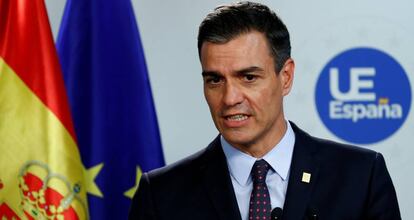 Pedro Sánchez, presidente del Gobierno en funciones