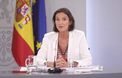 La ministra de Industria, Comercio y Turismo, Reyes Maroto.