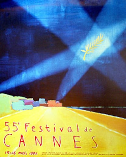 Cartel de la 55 edición del Festival de Cine de Cannes.