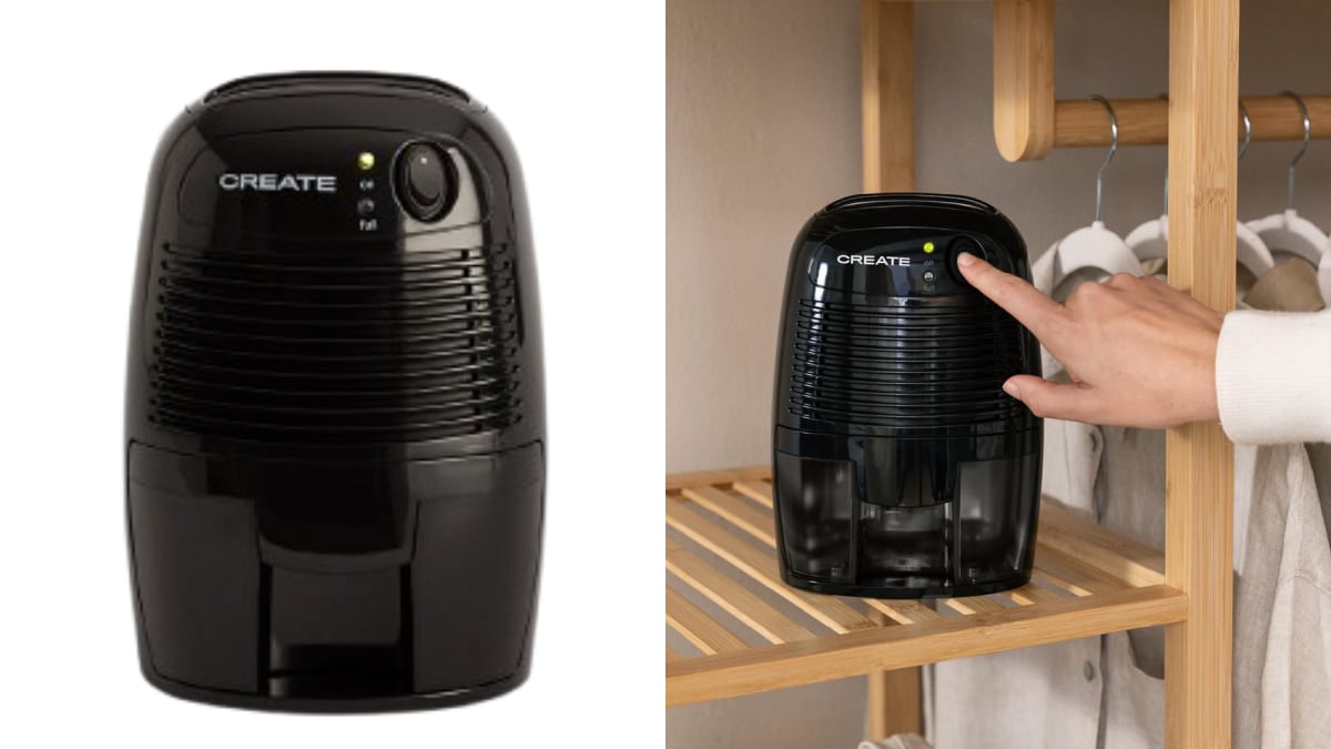 Este mini deshumidificador equipa la tecnología de refrigeración Peltier.