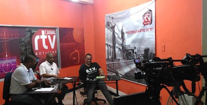 Estudio del canal RTV, del Chocó.