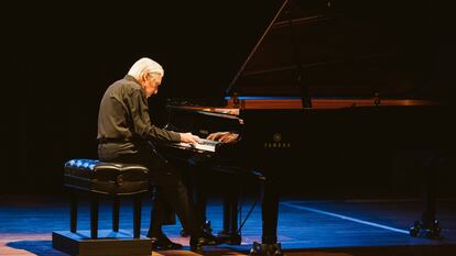 Joaquín Achúcarro, en su concierto en el Museo Guggenheim de Nueva York para celebrar sus 90 años.