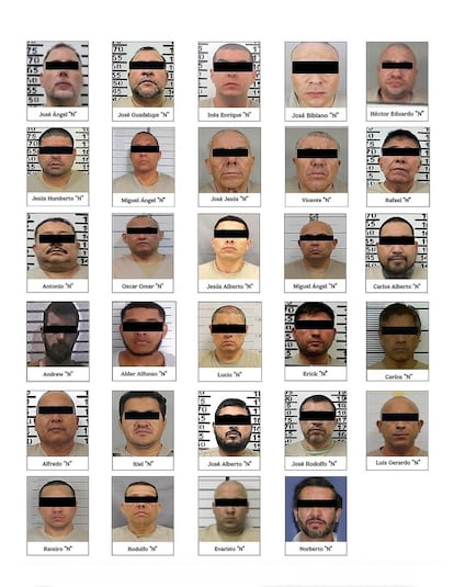 Los 29 capos extraditados el 27 de febrero a Estados Unidos.