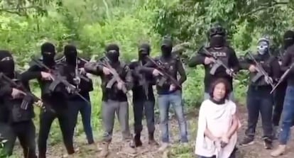 Irma Hernández Cruz en un video difundido en redes sociales.