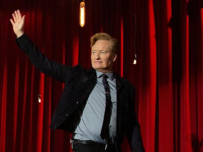 Conan O'Brien, en su último programa.