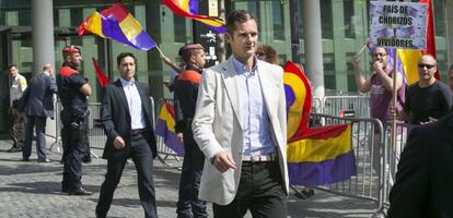 I&ntilde;aki Urdangarin, en julio pasado, a la salida de la Ciutat de la Justicia de Barcelona.