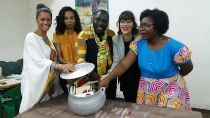 El colectivo Abidjan Lit en su capítulo 3, en febrero.