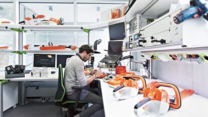 Stihl marca un récord de facturación de 5.500 millones y se centra en el liderazgo tecnológico