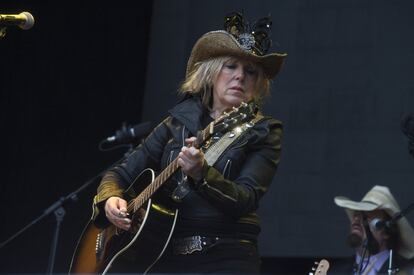 La cantante estadounidense Lucinda Williams. 