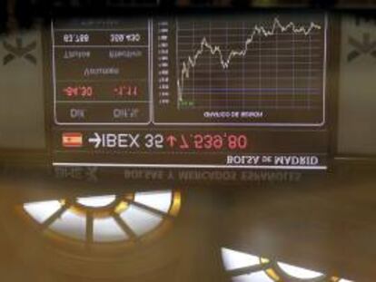 El principal indicador de la Bolsa española, el IBEX 35. EFE/Archivo