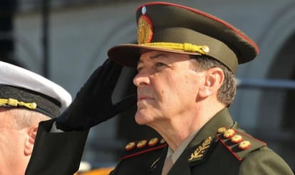 César Milani durante su toma de posesión en 2013.