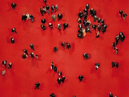 "Pink Circle" (2010). Foto de Bosco Sodi (obra en la galería Kai Hilgemann, en Arco)
