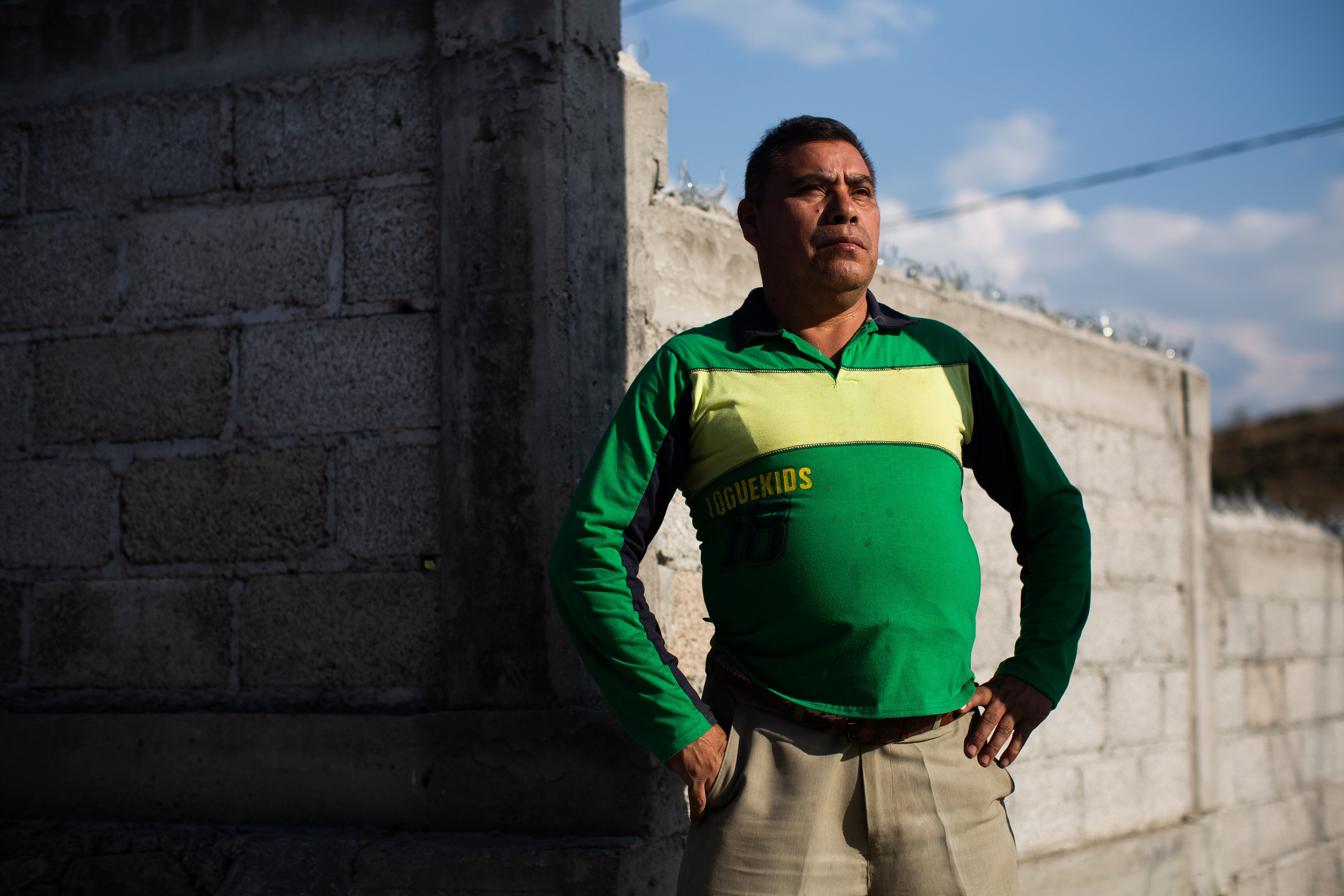 Mario García, habitante del barrio San Sebastián.