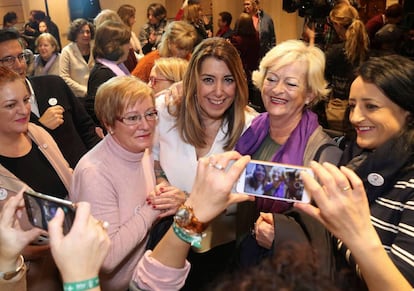 Susana Díaz, en Granada