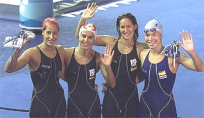 Erika Villaécija, Laura Roca, Melissa Caballero y Tatiana Rouba.