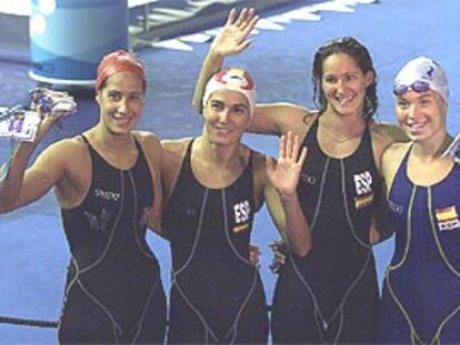 Erika Villaécija, Laura Roca, Melissa Caballero y Tatiana Rouba.