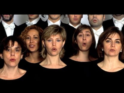 Algunas de las voces femeninas del Cor de la Generalitat
