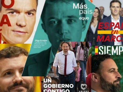 Deslices y trucos: lo que esconden los carteles de la campaña del 10-N
