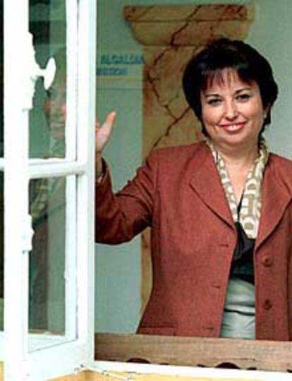 Rosa Díaz, ayer, en el Ayuntamiento de Estepona.