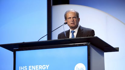 Scott Sheffield, fundador de Pioneer Resources, durante una conferencia de energía en Houston, Texas, en 2015.