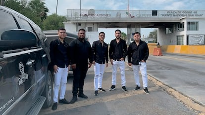 Miembros del Grupo Fugitivo en el cruce fronterizo San Juan, entre el Estado de Tamaulipas y Brownsville, Texas.