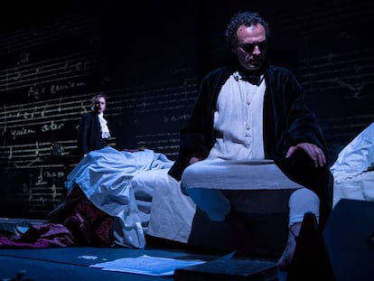 Ensayo de 'Mozart y Salieri'.