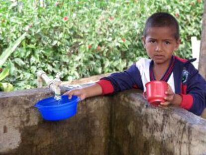 La escuela de San Antonio no tiene acceso a agua, como toda la zona.