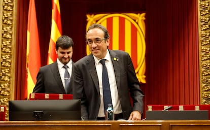 El presidente del Parlament, Josep Rull, este miércoles.