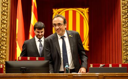 El presidente del Parlament, Josep Rull, este miércoles.