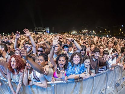 P&uacute;blico del Primavera Sound durante un concierto de este viernes.