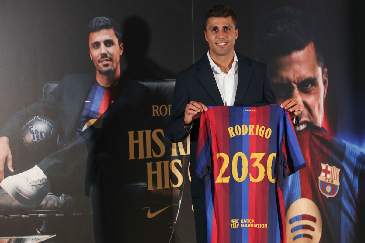 İspanya'da Rodri, Barcelona ile 2030'a Kadar Sözleşme İmzaladı