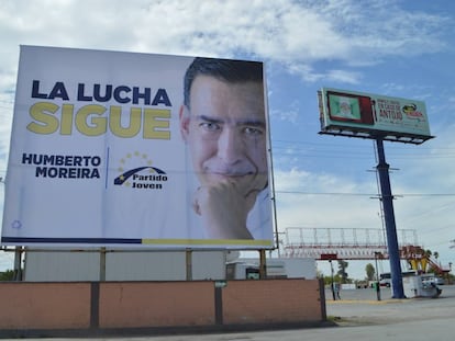 Propaganda de Humberto Moreira en Saltillo, Coahuila.