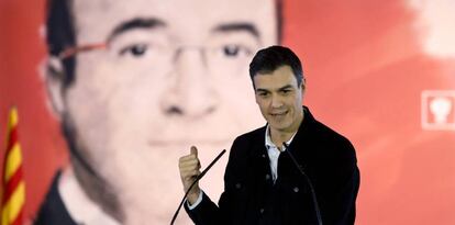 Pedro Sánchez en el acto central de campaña de las juventudes de los socialistas.