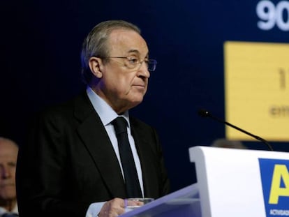 El presidente de ACS, Florentino Pérez.