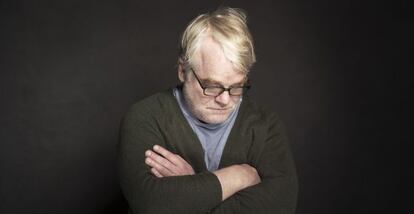 El actor Philip Seymour Hoffman, retratado en su última aparición pública en el Festival de Sundance a mitad de enero.