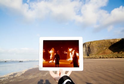 Downhill Beach, playa de la costa norte de Irlanda del Norte, acogió el rodaje de esta escena de 'Juego de Tronos'.