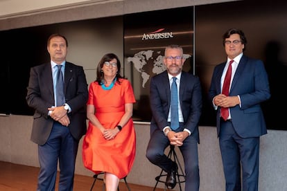 Íñigo Rodríguez-Sastre, Victoria Caldevilla, Ivo Portabales y José Vicente Morote.