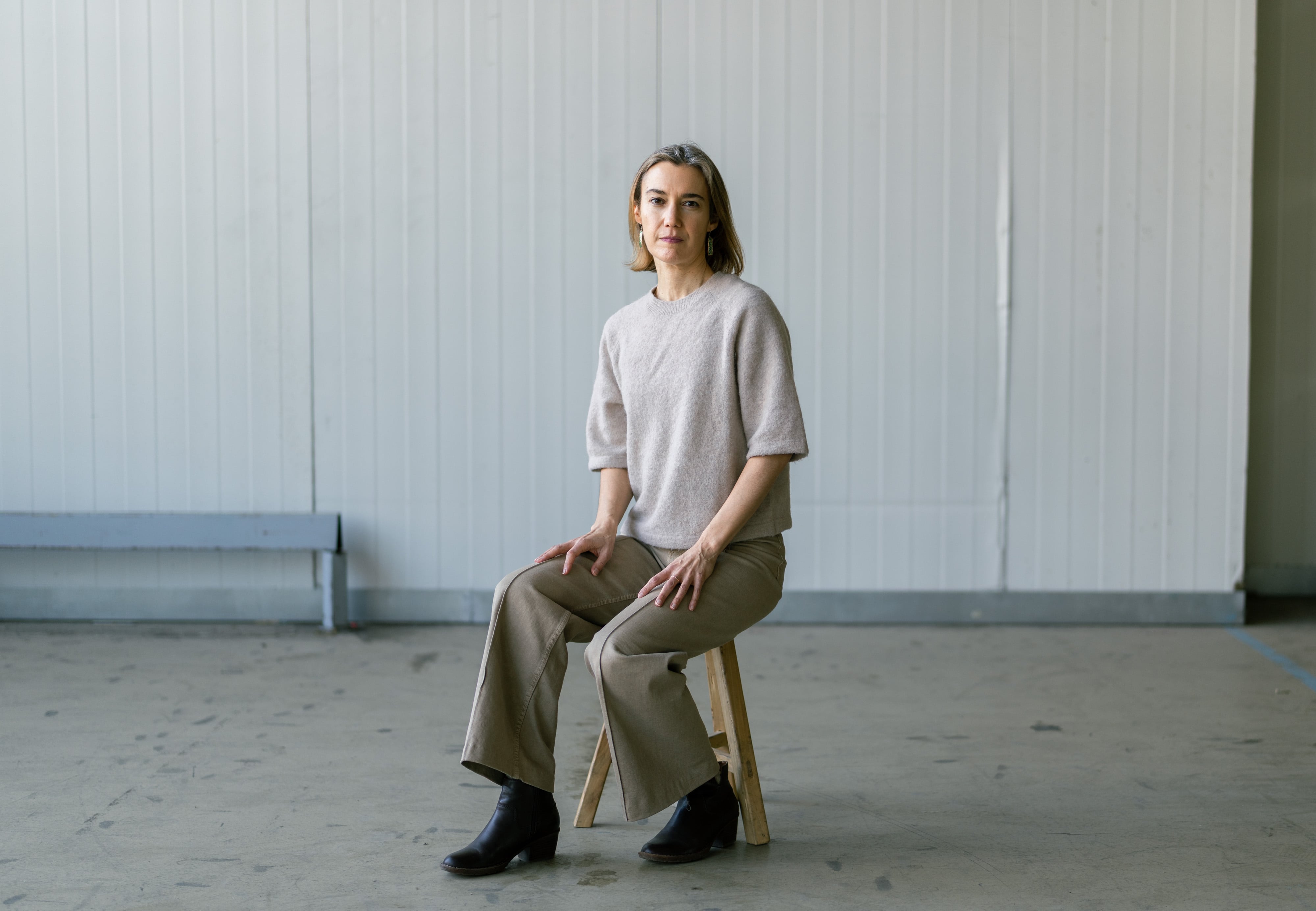 Amanda Sloat, en las instalaciones de EL PAÍS en Madrid, el 12 de febrero.