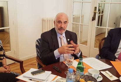 Alberto Furmanski, the Colombian ambassador to Spain, in Madrid.