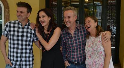 Armando del Río, Natalia Millán, Carlos Hipólito y Mapi Sagaseta, protagonistas de 'La mentira'.