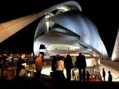 El Palacio de las Artes y las Ciencias de Valencia.