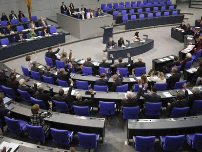 Debate en el Parlamento alem&aacute;n sobre los servicios secretos y la privacidad, el 21 de octubre de 2016. 
