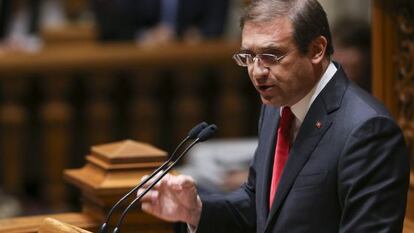 El primer ministro, conservador Pedro Passos Coelho.