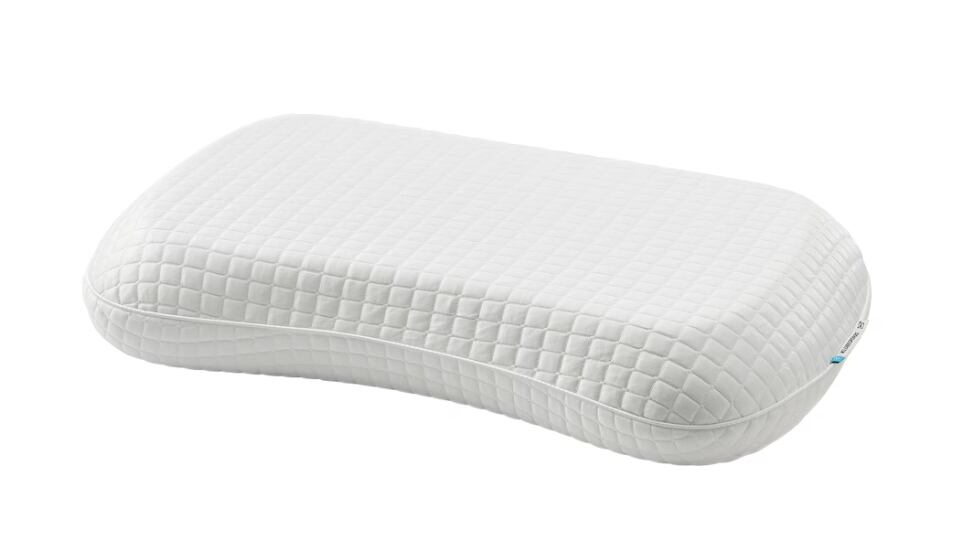 Detalle de la almohada ergonómica Klubbsporre top ventas en Ikea.