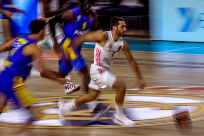 Campazzo, en el partido de Euroliga ante el Maccabi