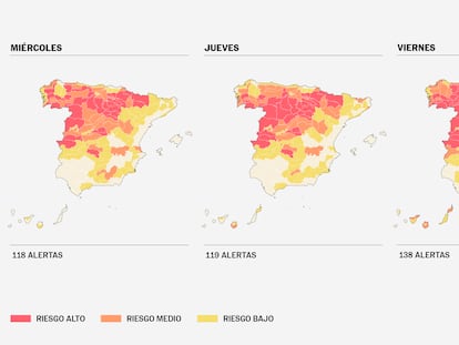 Cuarto día de ola de calor con más de 2.000 municipios en riesgo alto: consulte cuál es la situación en su localidad