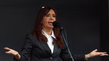 La expresidenta Cristina Fernández de Kirchner en una foto de archivo.